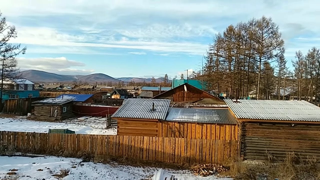 Deutscher in Sibirien: Matthias hat den Schornstein auf dem Dach aufgestellt | Der erste Schnee