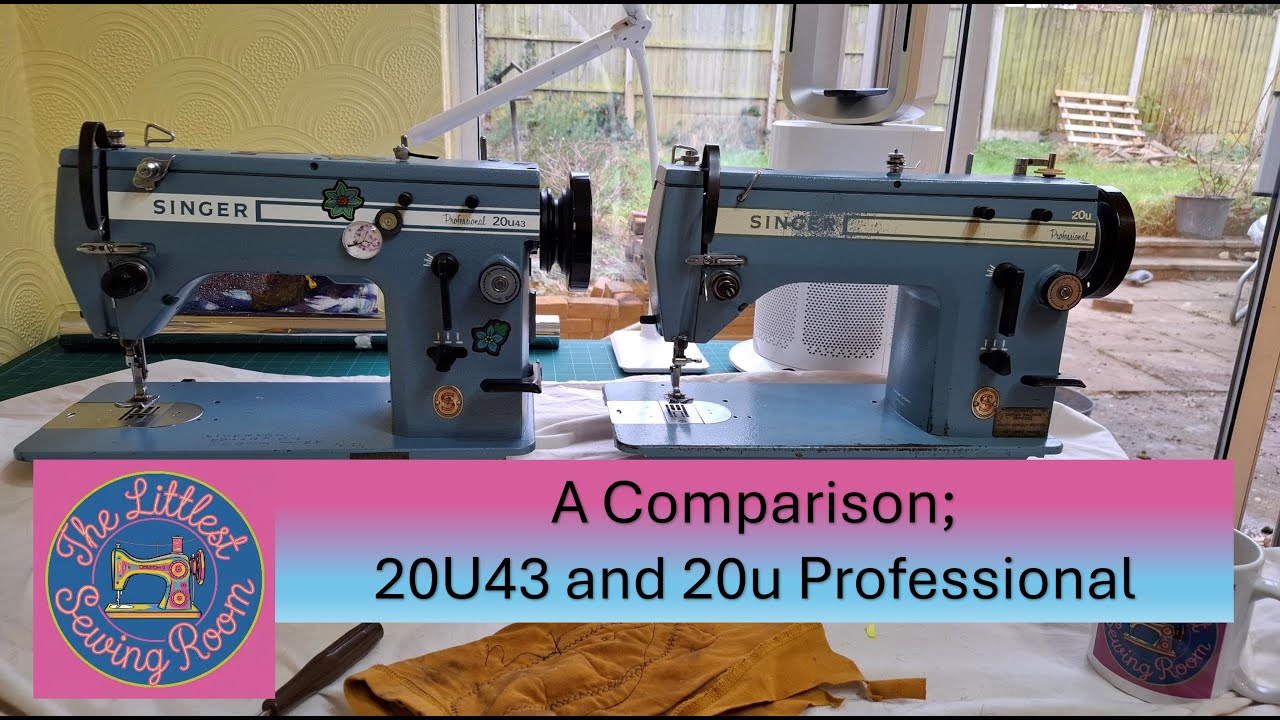 A Comparison; Singer 20U43 and 20U professional