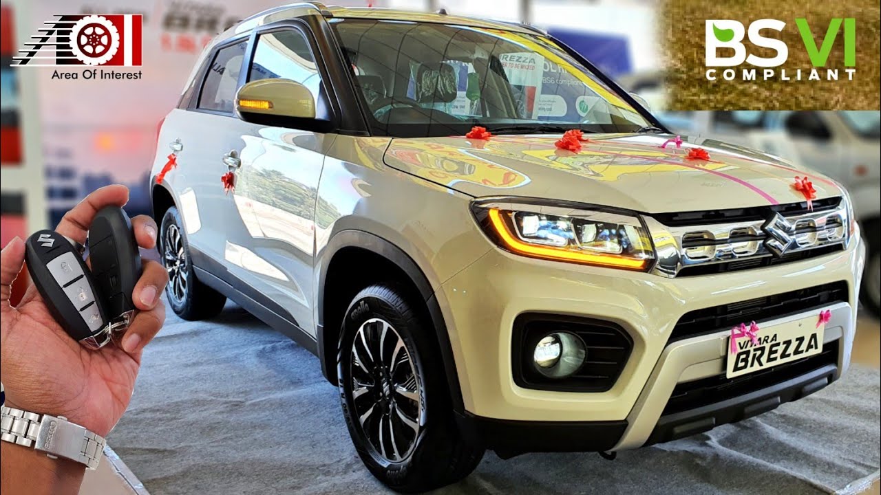 1280px x 720px - 2020 Maruti Suzuki Vitara Brezza BS6 Facelift AT | On Road Price List |  Mileage | Features | Specs - YouTube