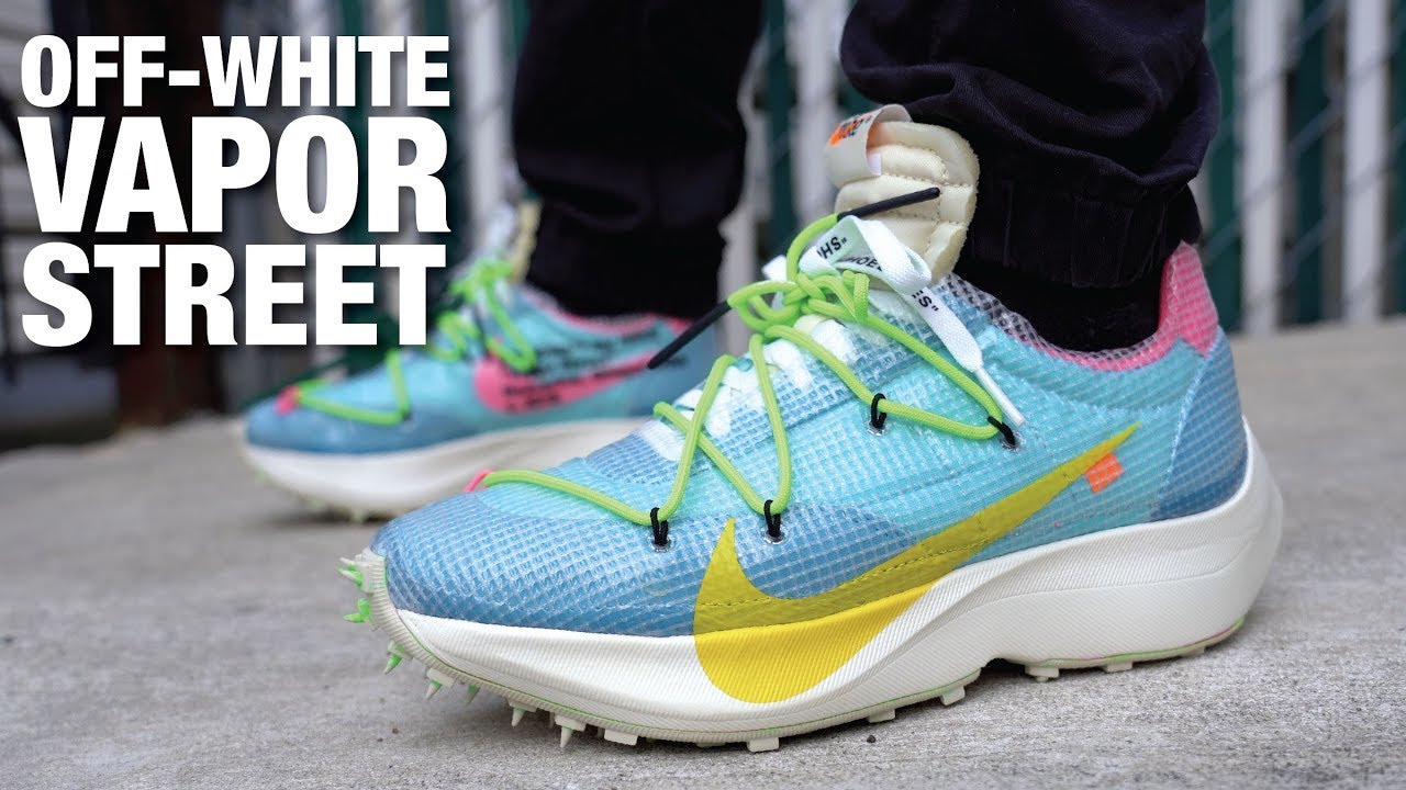 OFF WHITE Nike Vapor Street REVIEW  On Feet - YouTube