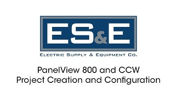 Panelview 800 and CCW 04 - Project Creation and Configuration