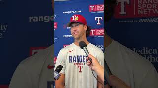 Jacob deGrom after first spring start 🤘🏻#rangers #jacobdegrom #springtraining 