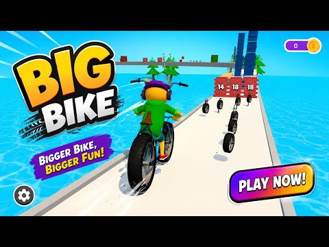 🚴 BIG BIKE Gameplay Level 19 | Giant Wheels Challenge! 🔥