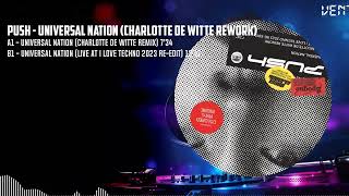 PUSH - UNIVERSAL NATION (CHARLOTTE DE WITTE REWORK) LTD 1000 copies [RED] (BCV2024046RED)