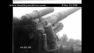 SS Troops in Yugoslavia in World War Two.  Archive film 91598