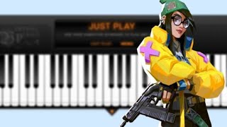 Killjoy Theme - Du Bleibst VALORANT | HARD [ Virtual Piano Sheet ] screenshot 5