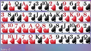 How to Play Accordion Solitaire