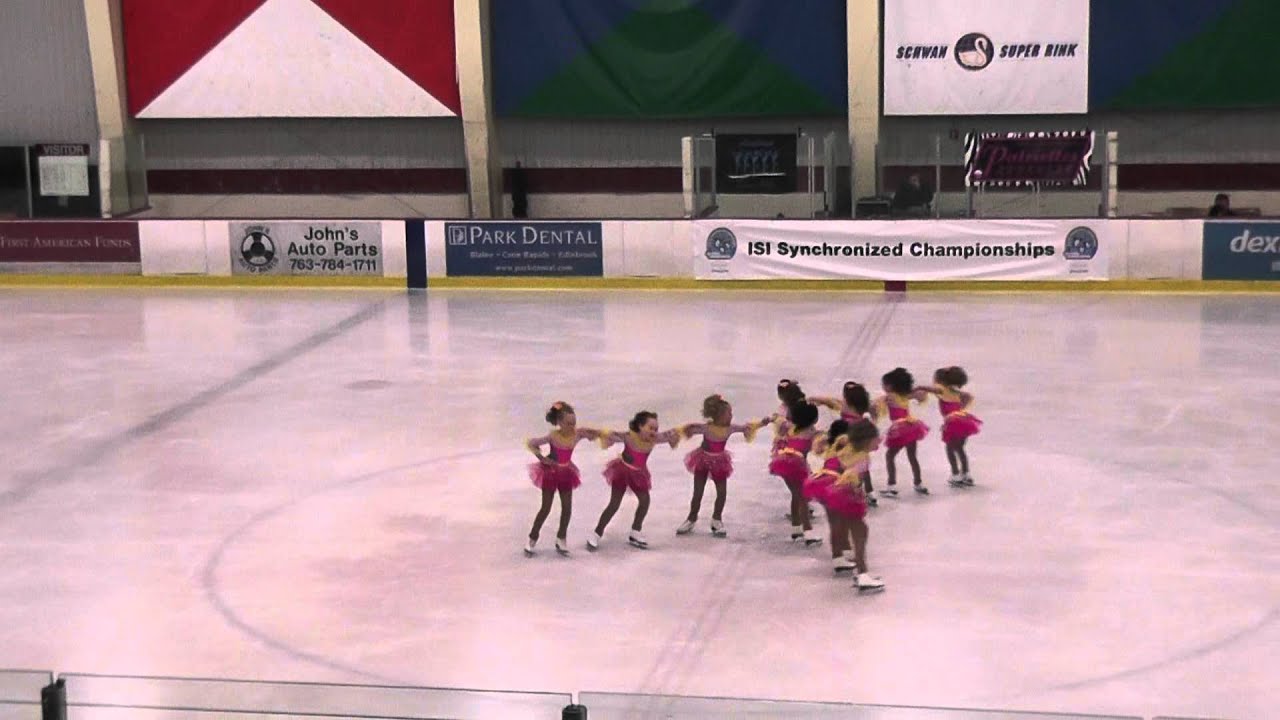 CEFSC Bitty Patriettes - ISI Synchronized Skating Championships  Blaine, MN - April 2013 - 4th Place