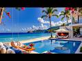 Happy Jazz And Gentle Ocean Waves - Soothing Jazz Helps Stabilize Emotions, Promote Relaxation