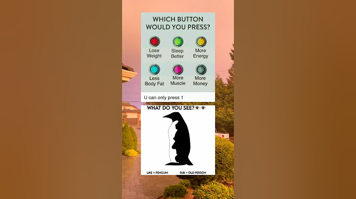 Which button would you press 🔘✅