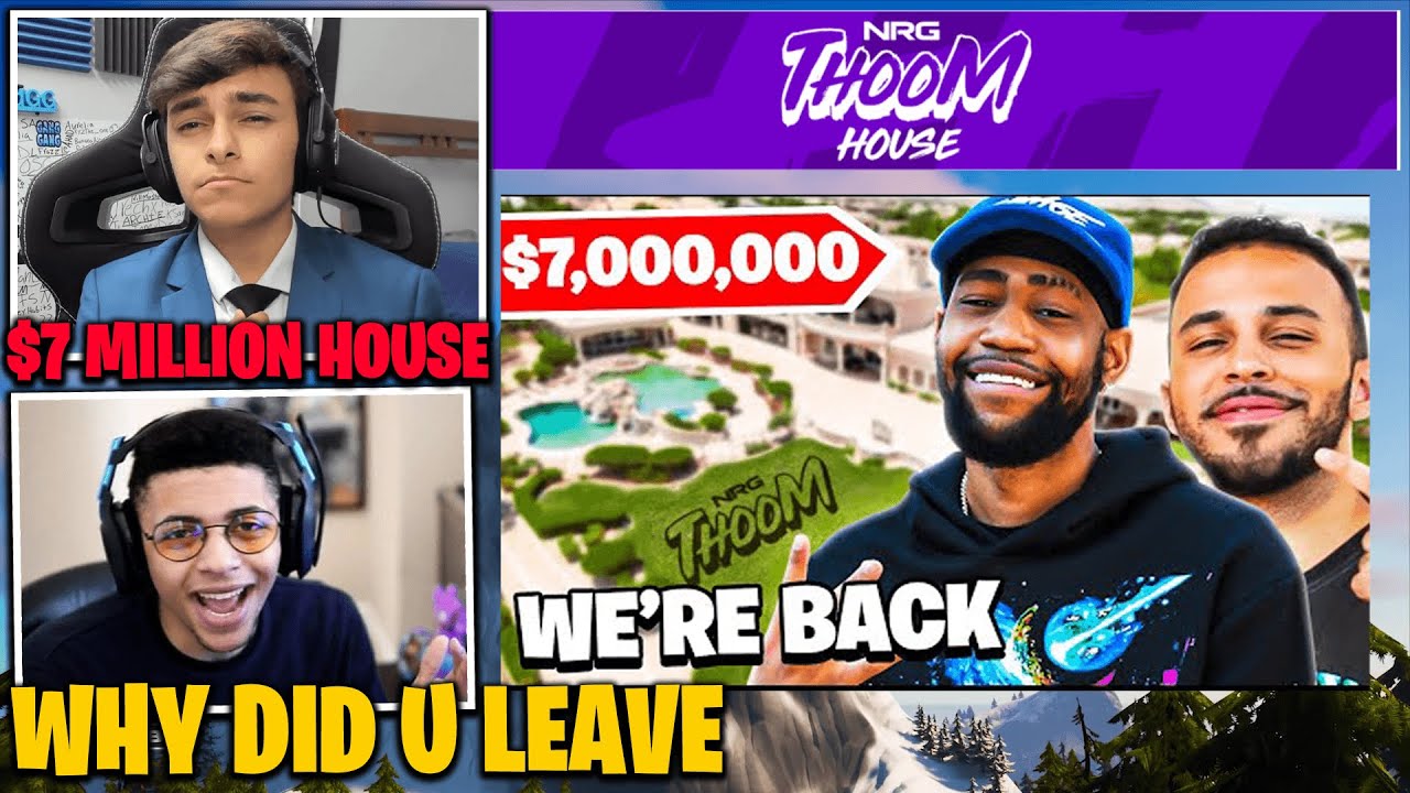 TSM Members React To Daequan and Hamlinz New 7M Content House NRG Thoom House