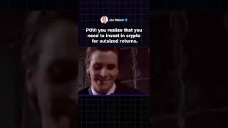 Invest In CRYPTO To Make Outsized Returns #cryptocurrency #crypto #shorts