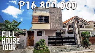 House Tour FEC168 | 3-Storey Modern Tropical House and lot for sale | Filinvest East, Cainta Rizal