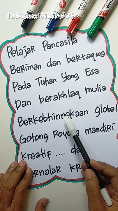 ‼️Menyanyikan Lagu Profil Pelajar Pancasila‼️