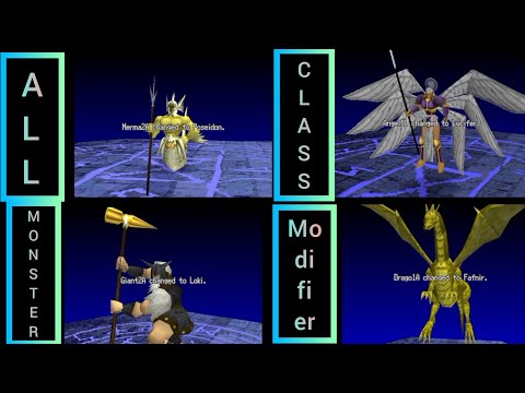 [PSX] All Monster Class Modifier Animation Brigandine Legend of Forsena