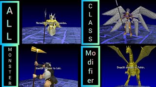 [PSX] All Monster Class Modifier Animation Brigandine Legend of Forsena screenshot 5