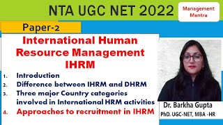 International Human Resource Management, IHRM, Approach to recruitment in IHRM, HCN,PCN, TCN