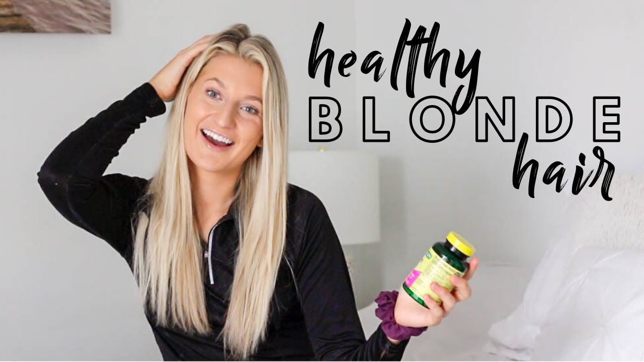 HOW I KEEP MY BLONDE HAIR LONG & HEALTHY YouTube
