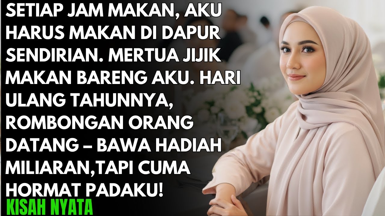 MERTUA LARANG AKU MAKAN DI MEJA MAKAN – SAMPAI TAMUKU DATANG BAWA 100 KOTAK HADIAH MAHAL UNTUKNYA…