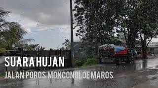 Suara Hujan Pinggir jalan poros