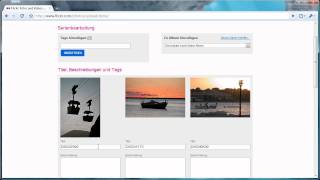 Flickr Workshop Teil 2 - Fotos uploaden und bearbeiten screenshot 3