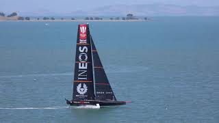 INEOS Team UK and Luna Rossa Practice sailing 18/2/21