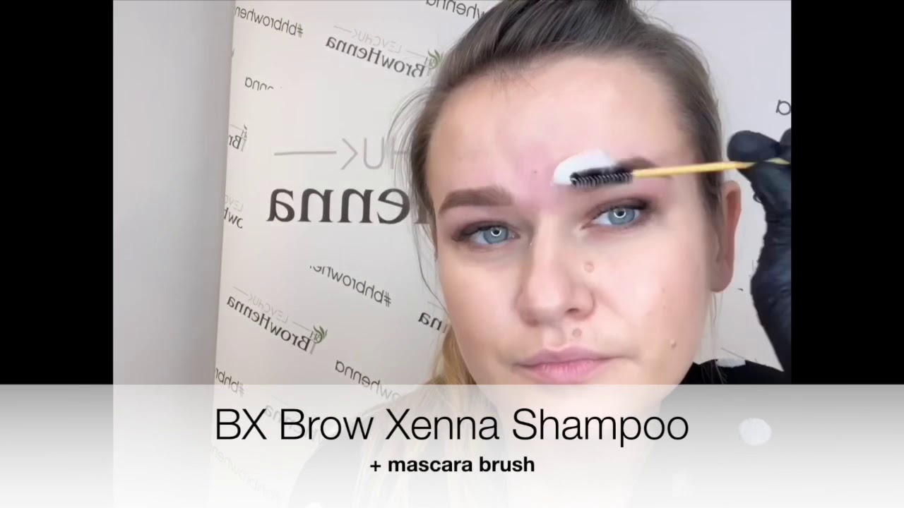Simple BrowXenna applying| Tutorial Brow Henna UK