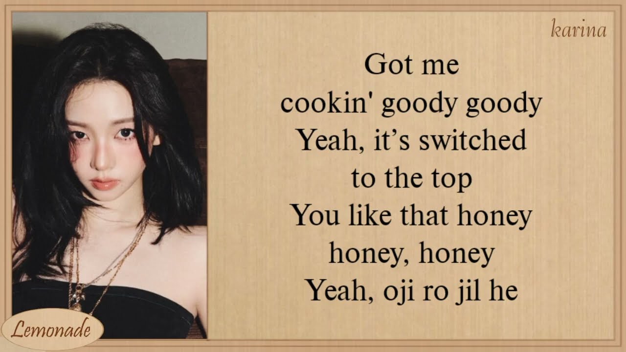 KARINA - GOOD STUFF KARAOKE with easy Lyrics