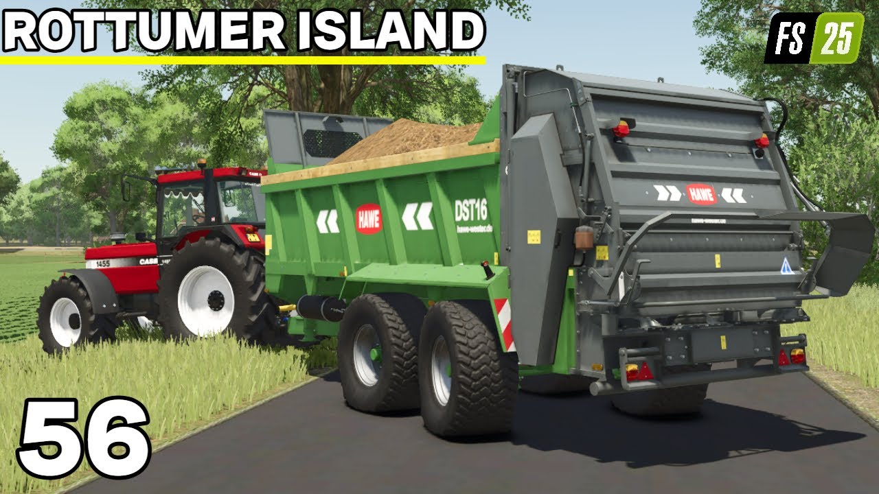 Vaste Mest Uitrijden, Balen Laden & Maaien | Rottumer Island #56 | FS25