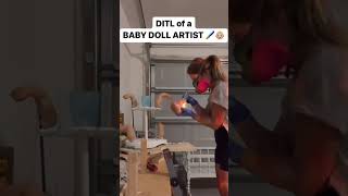DAY IN THE LIFE of a realistic doll artist | Making Reborn Baby Dolls #shorts