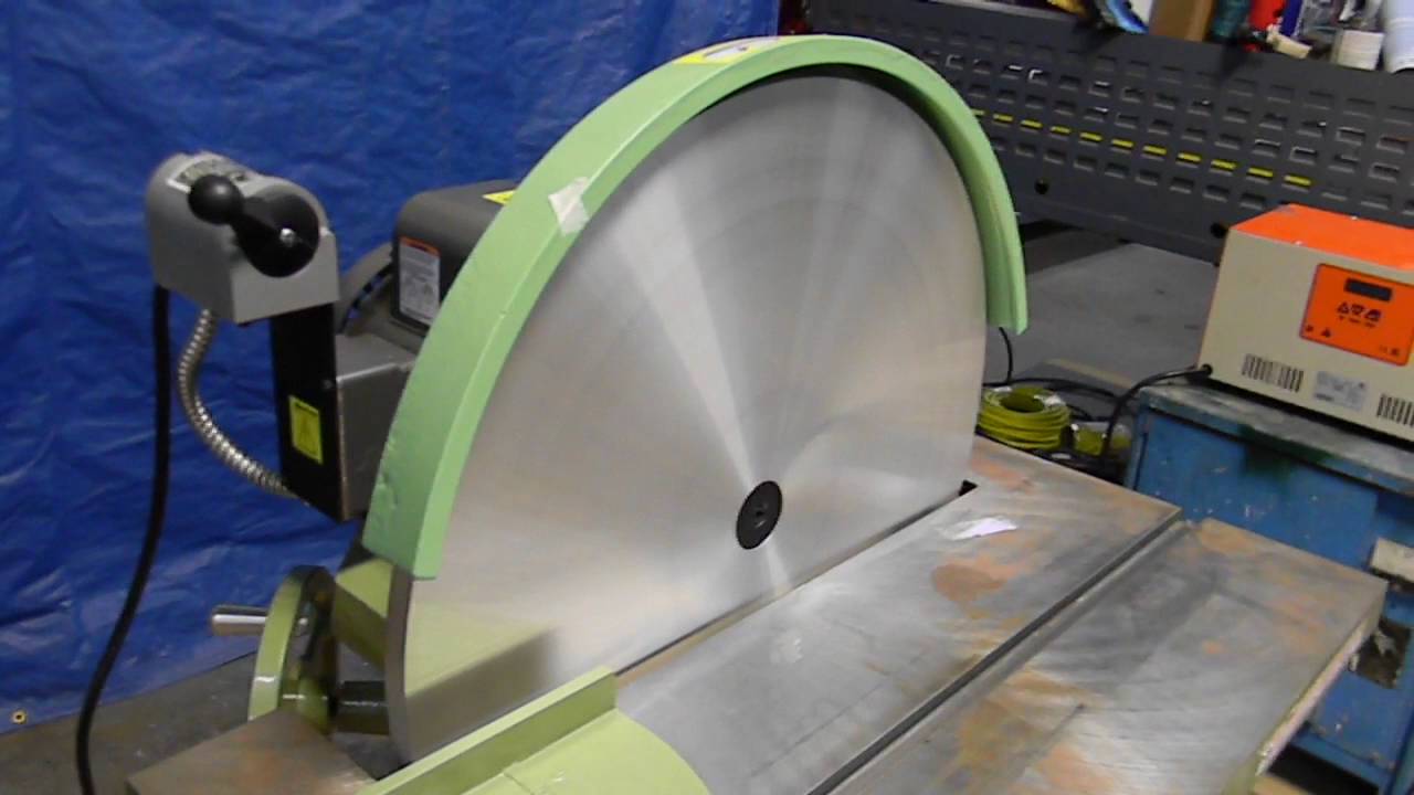 20" Disc Sanding Machine for sale at YouTube