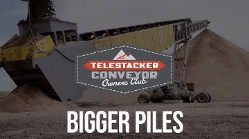 Owners Describe Stockpiling with a TeleStacker® Conveyor