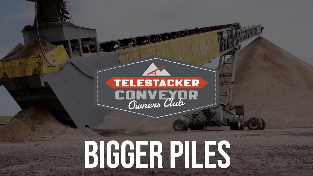 Owners Describe Stockpiling with a TeleStacker® Conveyor