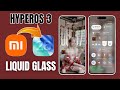 New Control Center Liquid Glass Style On Xiaomi HyperOS 3
