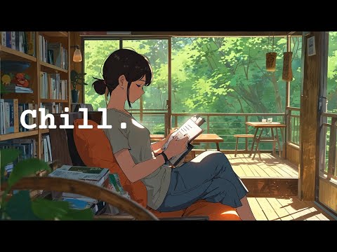 Видео: Расслабляющая Lofi музыка в кафе на фоне природы🍀 Фоновая музыка для учёбы/работы