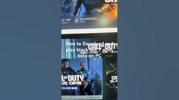 How to Download and play black ops 7 open beta on PC