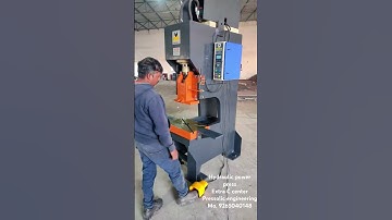 Hydraulic Power Press 30 Ton with Extra C - Center #powerpress Pressolic engineering  Mo. 9265040148