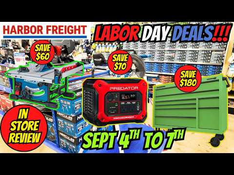 What to Buy at the Harbor Freight Labor Day Sale! Sept 4th To 7th
