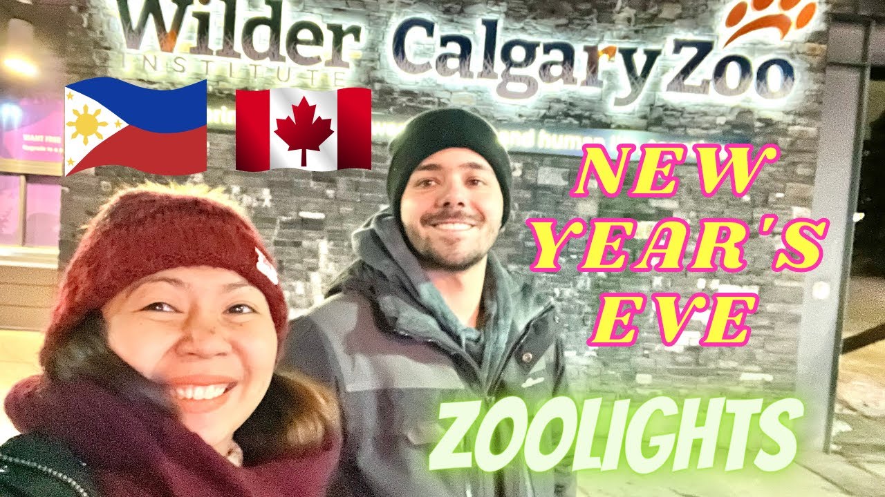 Vlog 10 NEW YEAR'S EVE AT CALGARY ZOO ZOOLIGHTS🇨🇦 EVANNE DIARIES