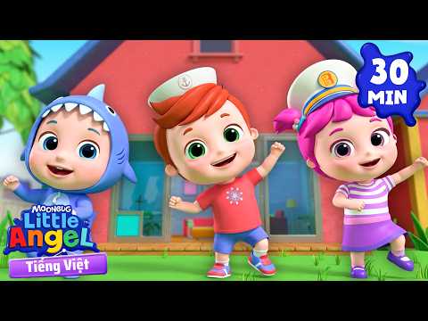 Cá Mập Con | Little Angel - Tiếng Việt | Nhạc cho Trẻ em | Bài hát Ru ngủ