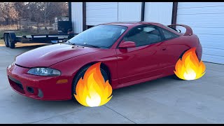 ECLIPSE GSX GETS NEW WHEELS AND TIRES!!