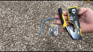 Klein Tools RJ45 Crimp Tool Kit Review 🔧 CAT6 Pass-Thru Crimper + 50 Connectors Net Worth