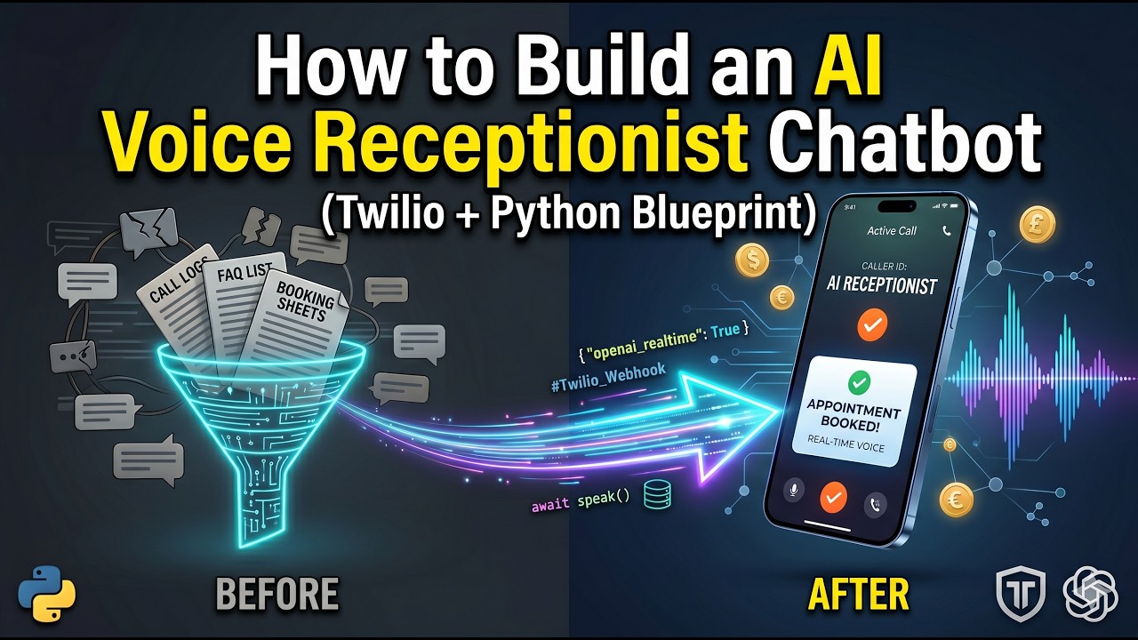 How to Build an AI Voice Receptionist Chatbot (Twilio + Python ...