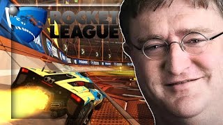 GABE NEWELL CAN I HAVE CSGO CASES! - Rocket League Funny Moments w/ The Pack