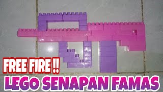 MEMBUAT SENAPAN FAMAS DARI LEGO | LEGO CITY | LEGO BONGKAR PASANG screenshot 4