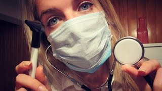 ASMR l Doctor/Hôpital Roleplay - Examen des yeux, oreilles / Close-up whisper screenshot 4