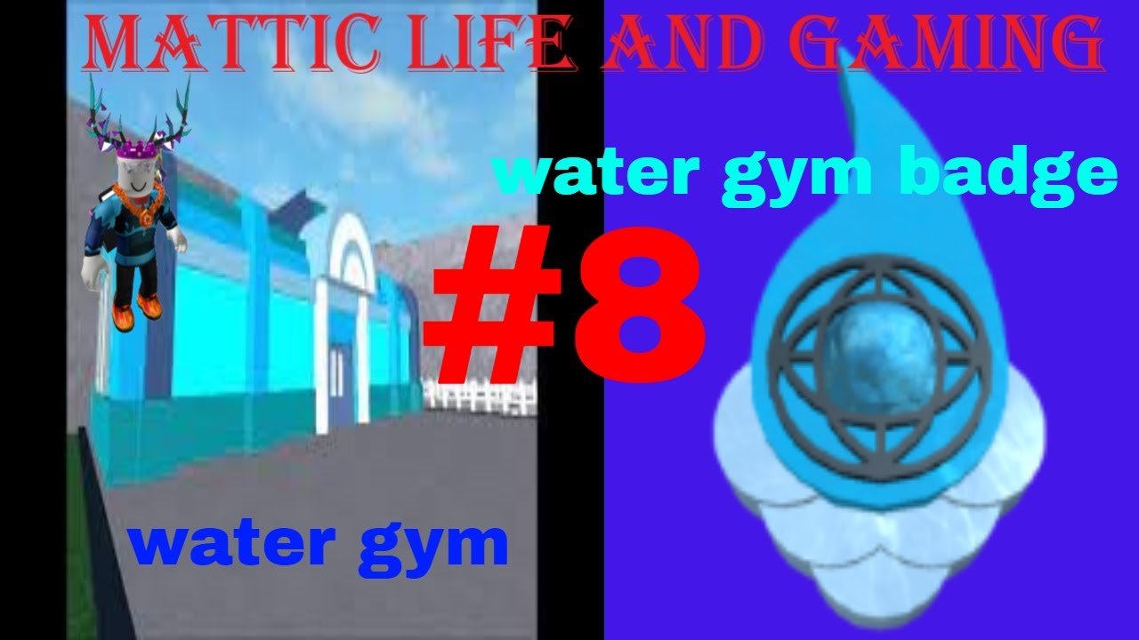 pokemon brick bronze 3rd gym water gym roblox - YouTube