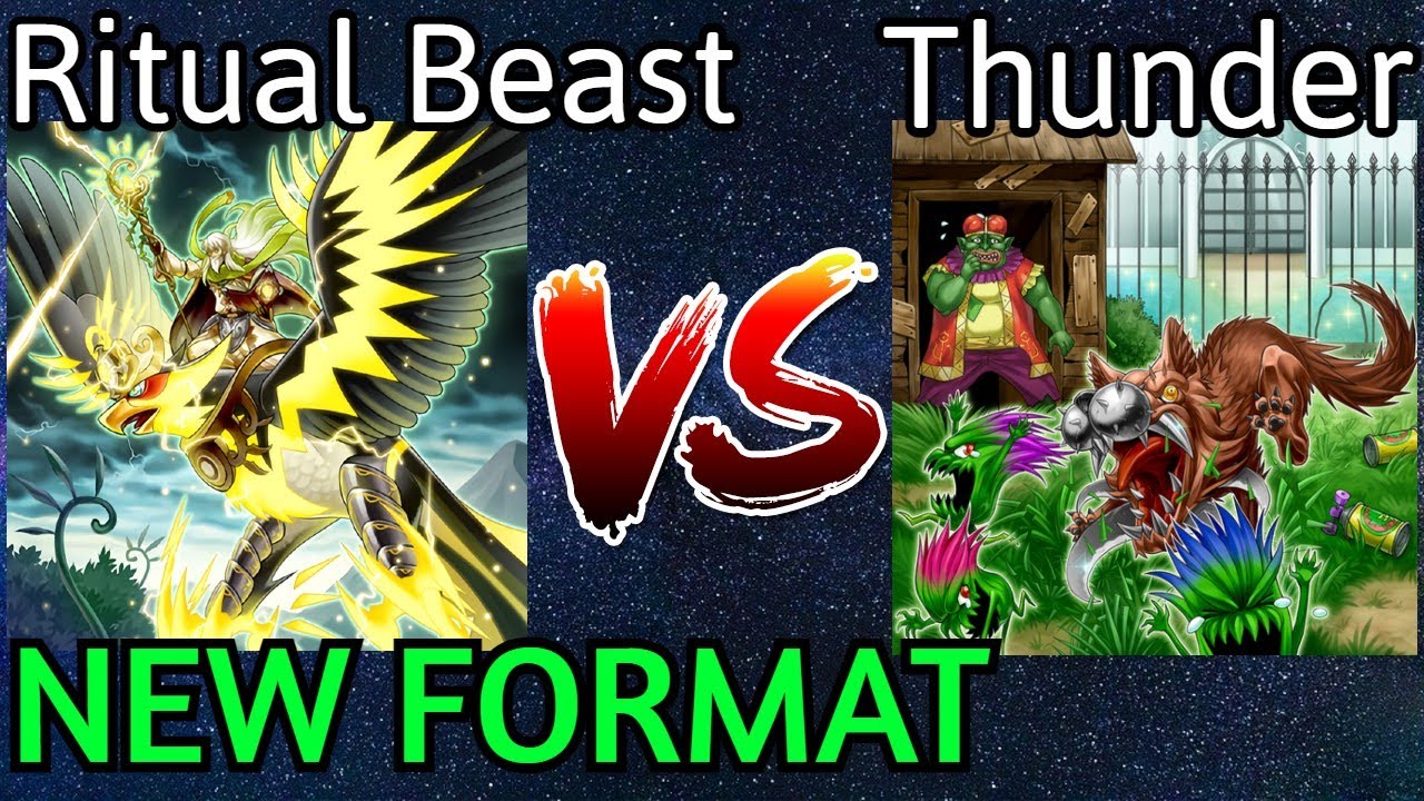 Ritual Beast Vs 60 Card Thunder Dragon Bystial NEW FORMAT Yu-Gi-Oh!