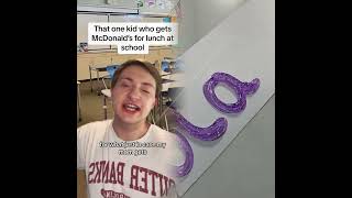 That one kid who gets mcdonald’s brought for school lunch #greenscreen #nostalgia #school