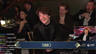 STREAMERS REACTIONS to TUBBO WINNING MINECRAFT STREAMER of the YEAR @ THE STREAMER AWARDS